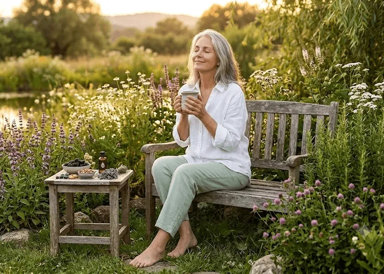 Alívio natural para sintomas da menopausa